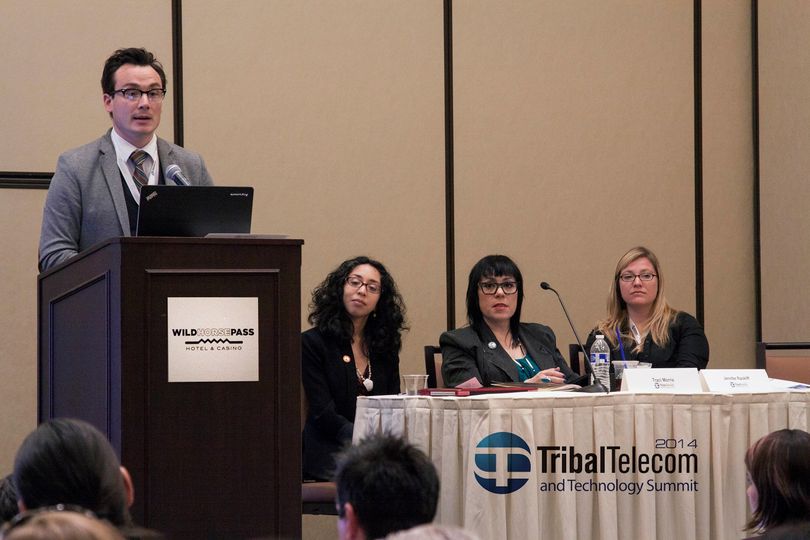 EnerTribe presents KRRBI at the Tribal Telecom & Technology Summit in 2014
